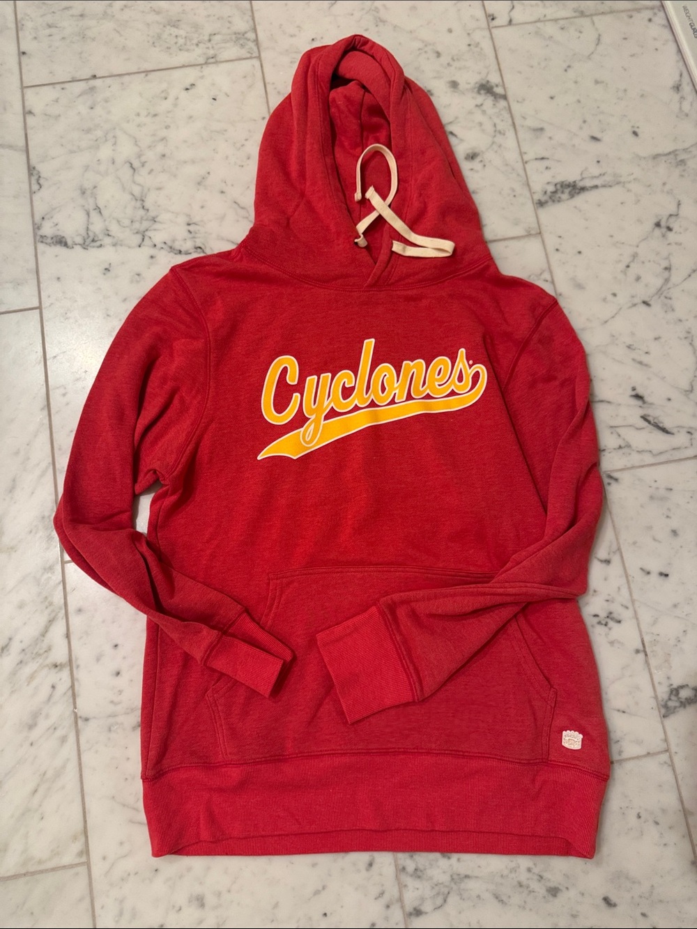 Cyclones Red Hooded Pullover Sweatshirt by Homefield (M)